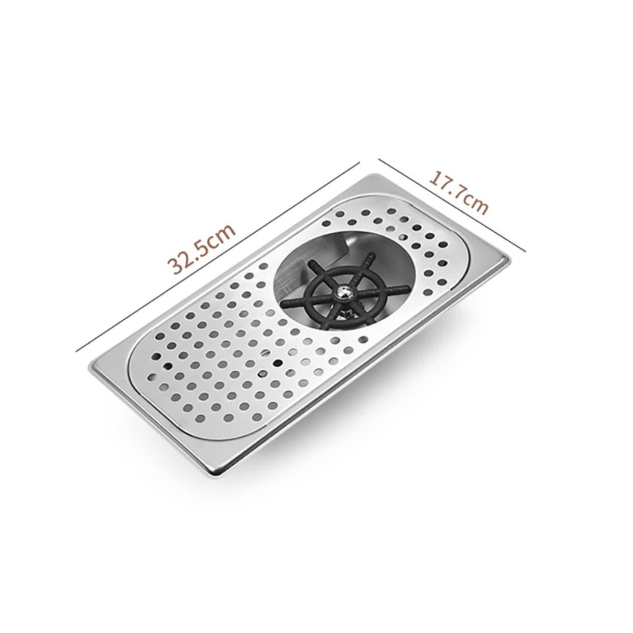 Veemoon 1juego Lavavasos De Inoxidable Rinser Automático Para Fregadero De Cocina Limpieza De Copas y Botellas Para Bares y Restaurantes