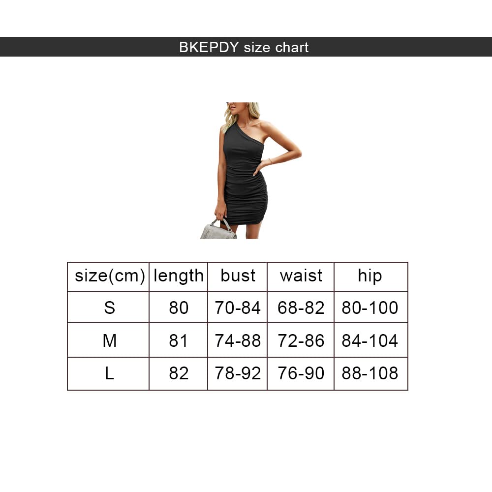 Abito Monospalla Donna Elegante Vestito Estivi Asimmetrico Drappeggiato Aderente Cocktail Cerimonia Corto Abiti da Festa Vestiti Eleganti da Sera