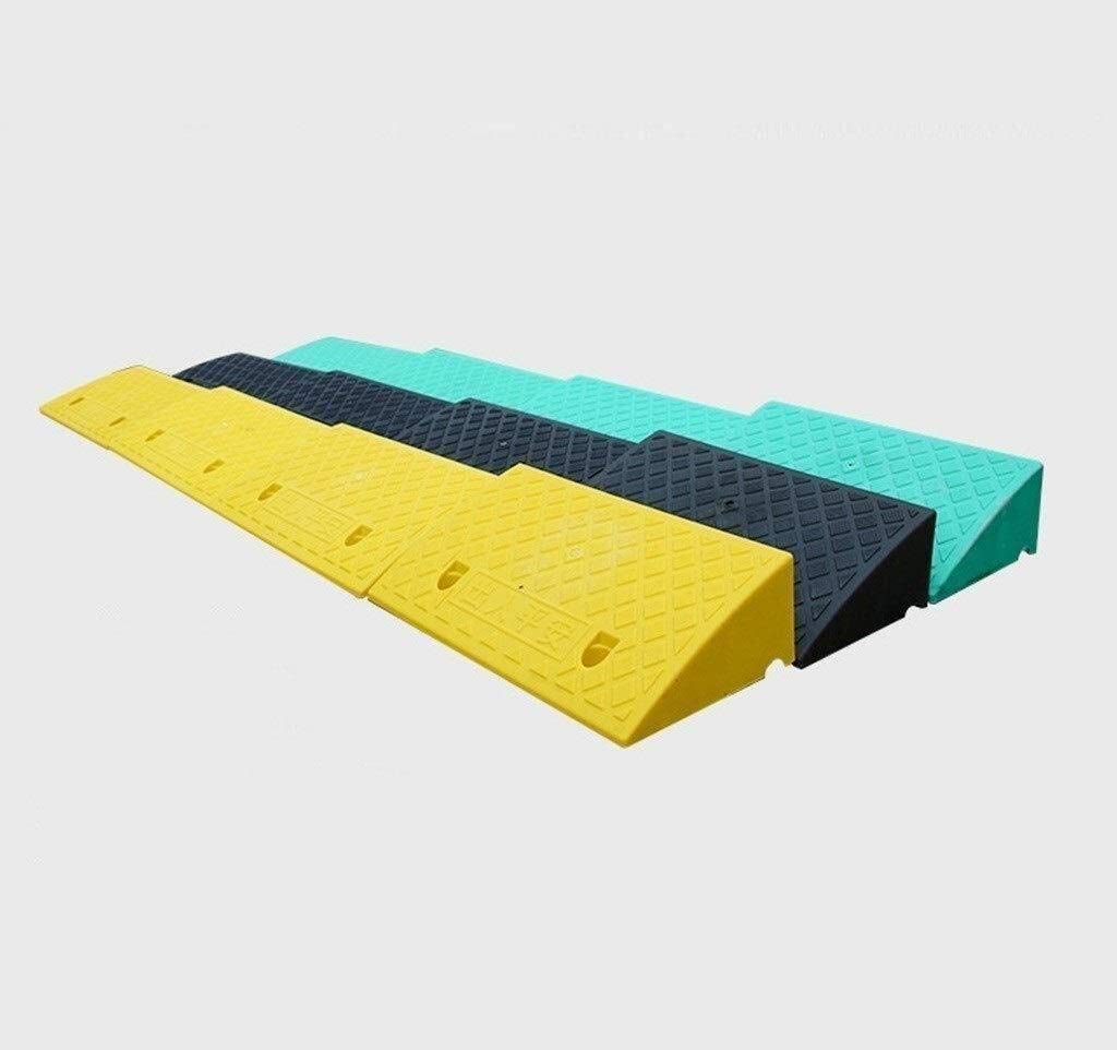 Gumowy Kerb podkładka na rampę deskorolka schodowa, plastikowe podwyższenie rower elektryczny podkładka pod stopki do wózka inwalidzkiego podkładka progowa Rampy samochodowe, 11-13 cm (kolor: C, rozmiar: 50 * 27 * 11 cm)