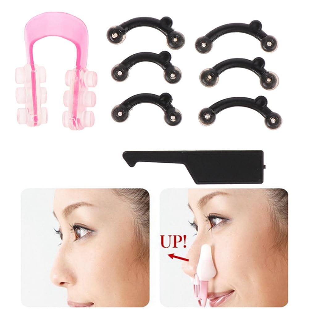 Pince-nez correcteur 3D Beauté 3D - Massage du nez - Soulève le nez - Pince à relever le nez - Réducteur de nez fin