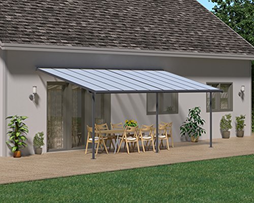 Palram Sierra Patio Cover (3X7.30, Grey)