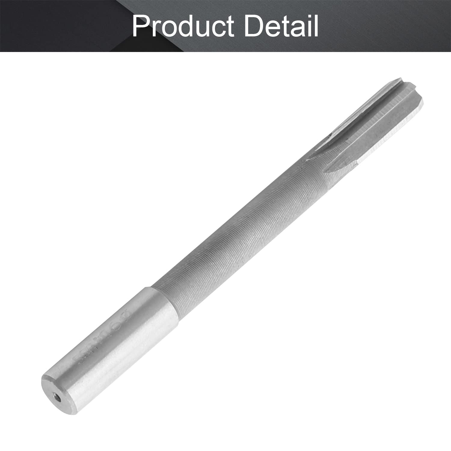 FOCMKEAS Alesatore per mandrino da 9 mm, metrico H7 HSS Tornio Alesatore Metrico, 6 Flauti dritti, Utensile da taglio per fresatura con gambo dritto rotondo, per metallo rame alluminio