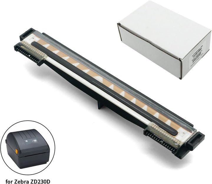 Printhead/Print Head for Zebra ZD230D ZD220D 203dpi Direct Thermal Label Barcode Printer,High-Definition Printing,Easy to Clean (P/N:P1115689)