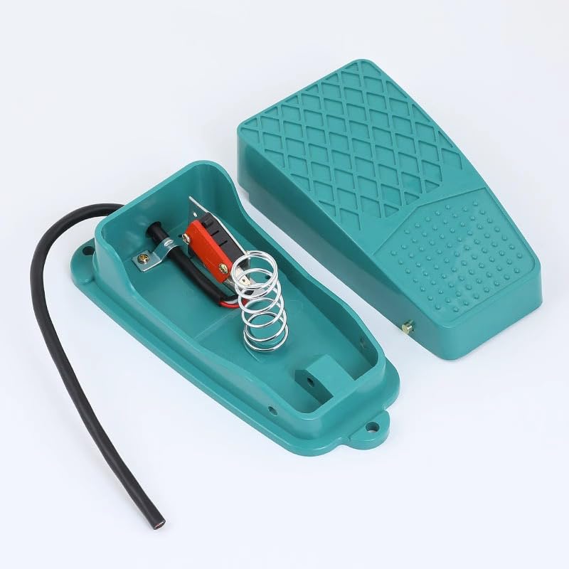 Interruptor de pedal de metal antideslizante SPDT CA 250V con cable 3