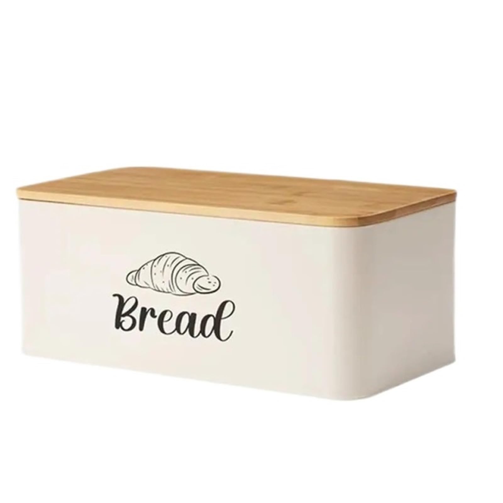 GIYXHU Bread Box Single Layer Storage Container For Farmhouse Home Pastries for Bread