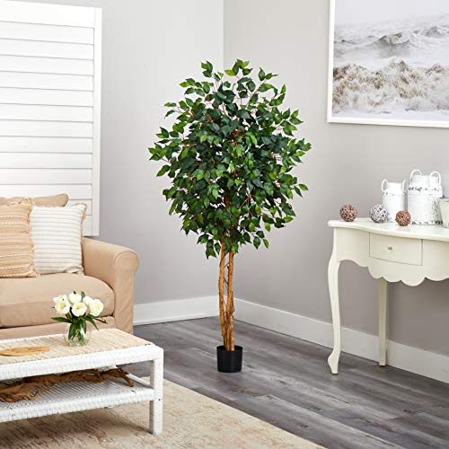 Nearly Natural 5208 Ficus Artificial Tree thumb #6