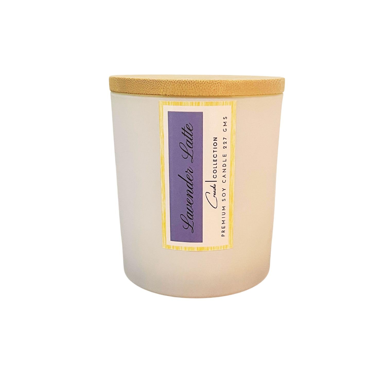 Scented Candle I Lavender Latte I 10oz 45-50 Hour Burn | ECO-Soy Wax Candles | Long Lasting all Natural Aromatherapy Candles for Home (Lavender Latte)