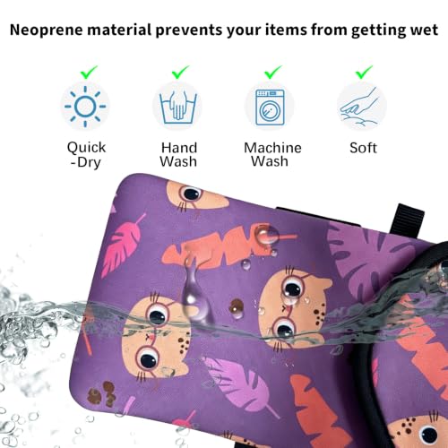 Image of Neoprene Phone Sleeve Pouch Case Bag for Men Women w /Crossbody Strap /Neck Lanyard for iPhone 17 /16 /15 /14 Pro Max, Samsung S25，Pixel 10