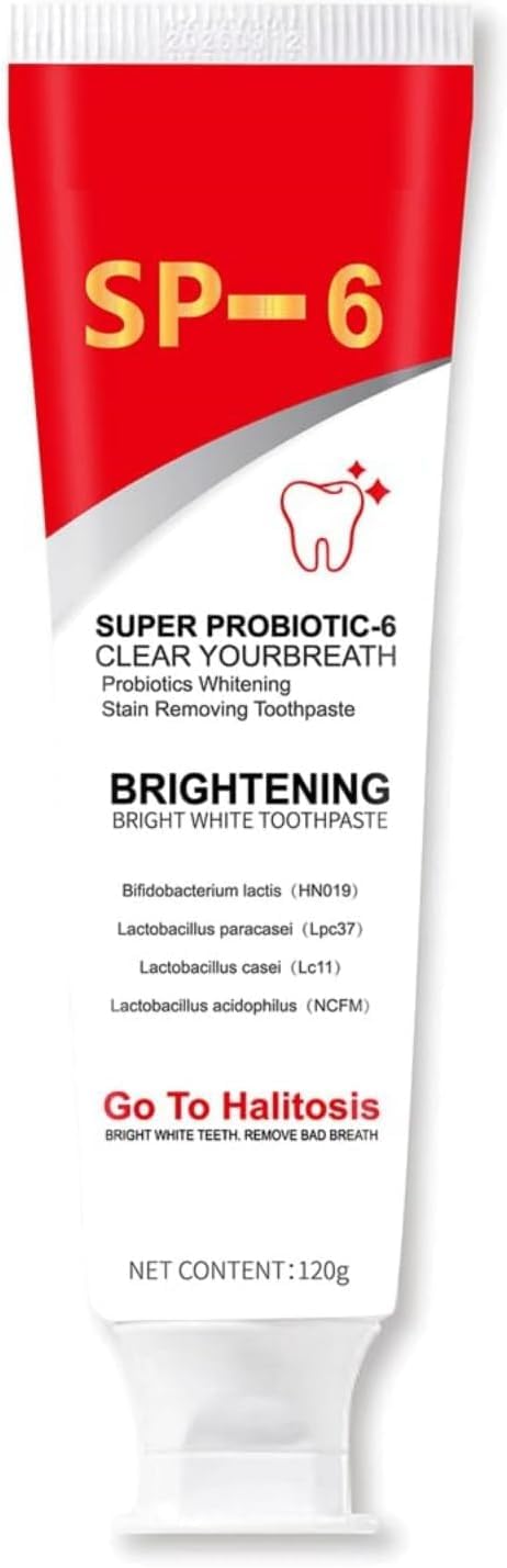 Ms Drwikey Probiotic Bright White Toothpaste - Deep Cleaning Care, Fresh Breath (1pcs)