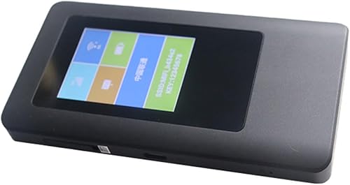 Miniatura 3 de Portable 5Ghz WiFi Router, Online Color Touches Screen Display WiFi Router ABS Housing Stable Multiple Devices Internet Sharing