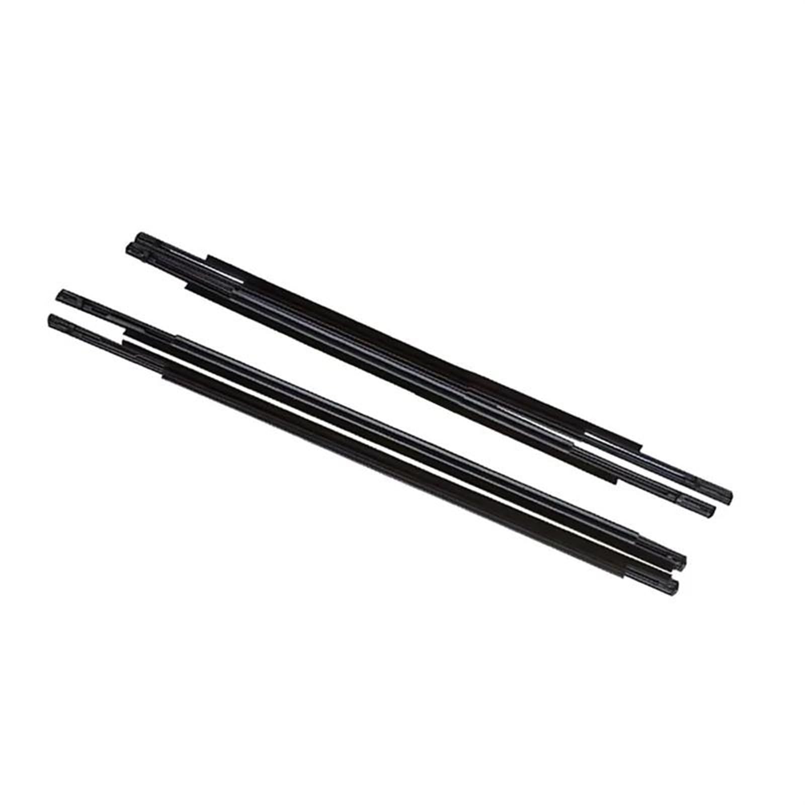 Guarnizione porta auto 4 pezzi striscia tenuta gomma finestrini in vetro per auto, impermeabile, per Mitsubishi per Lancer CY CX CZ 2007-2019