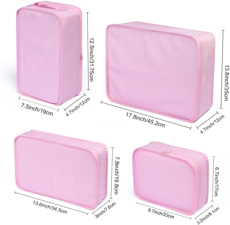 JJ POWER Travel Packing Cubes, Luggage Organizers with Shoe Bag - Image 3