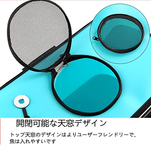 バッカン 釣りバケツ 屋外折りたたみ EVA製 大容量 通気 収納コンテナ メッシュ ハンドルあり 釣り用ケース ハンドル付き アウトドアに最適 水汲みバケツ (35cm,A) 2枚目