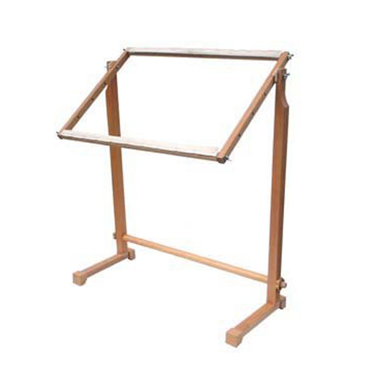 Rouleau de sol en bois dur Elbesee métier à broder tapisserie point de croix 68,6cm