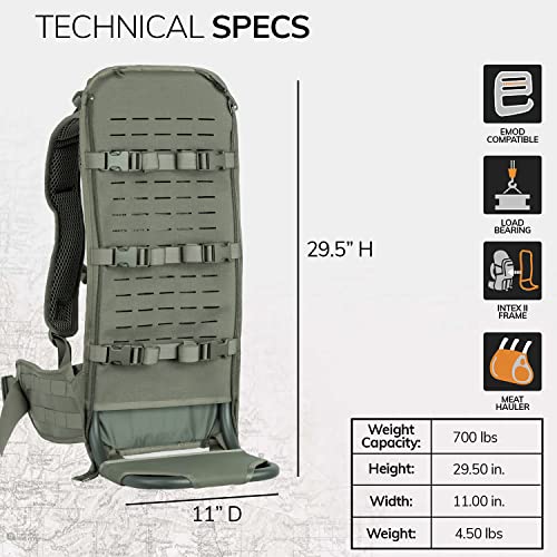 Eberlestock F1 Mainframe - The Most Versatile Pack Ever - Fully Adjustable With Endless Configurations (Military Green, Regular) #TOP1