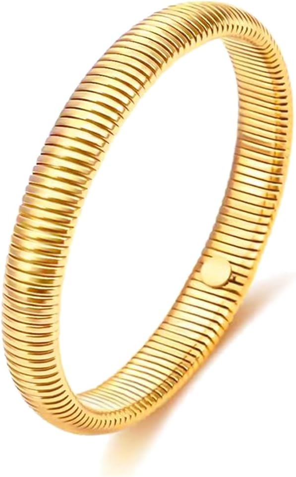 COLOYAN Gold Bangles for Women Chunky Gold Bangles