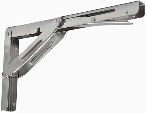 MARINE CITY Gran soporte de mesa de acero inoxidable de grado 304, longitud del brazo de liberación larga, 12 pulgadas, carga máxima de 550 libras