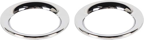 Miniatura 7 de CheroCar cubierta de altavoz de puerta delantera para Jeep Grand Cherokee 2011-2020, cromo, 2 unidsset