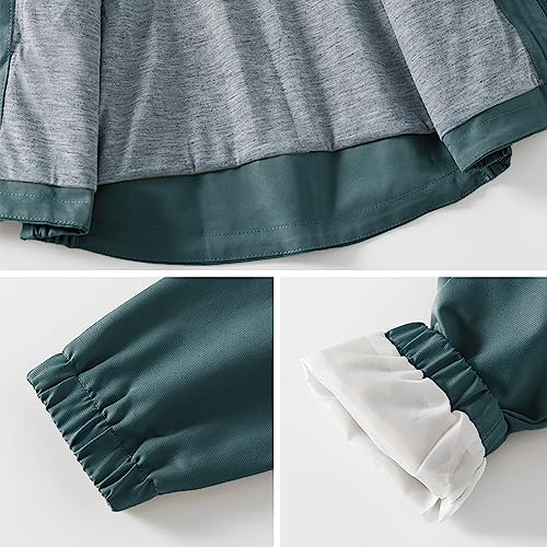 image for Volunboy Baby Boys Green Hooded Jacket Toddler Long Sleeve Windproof S