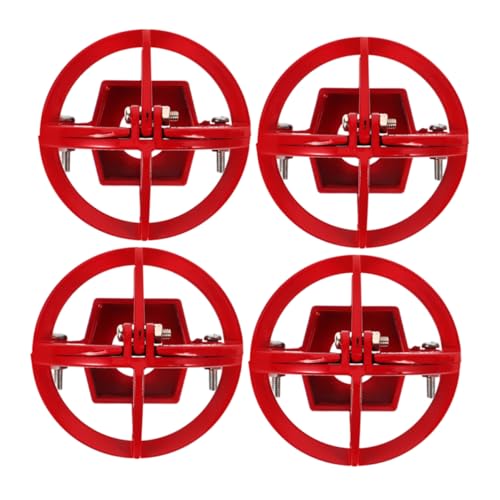 4 Plaques de couverture de tête de gicleur incendie pour plafond intérieur