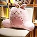 KELITINAus Lesekissen Keilkissen Cartoon Taille Zurück Lesekissen Nachtkissen Rückenlehne Positionierung,Plüsch Stoff Abnehmbar Für Daybed Office Lendenpolster Bär 55 * 40 * 17Cm,Kaninchen,60*50*20Cm