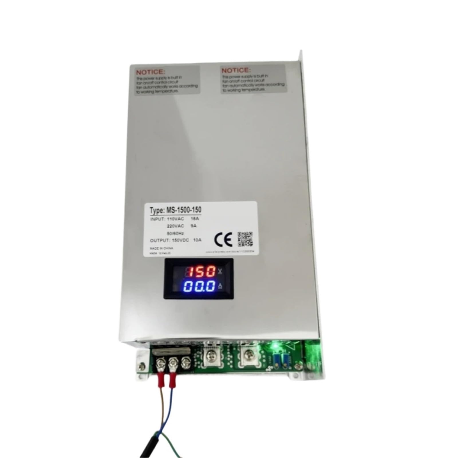 Alimentation transformateur 1500W réglable 110V vers DC