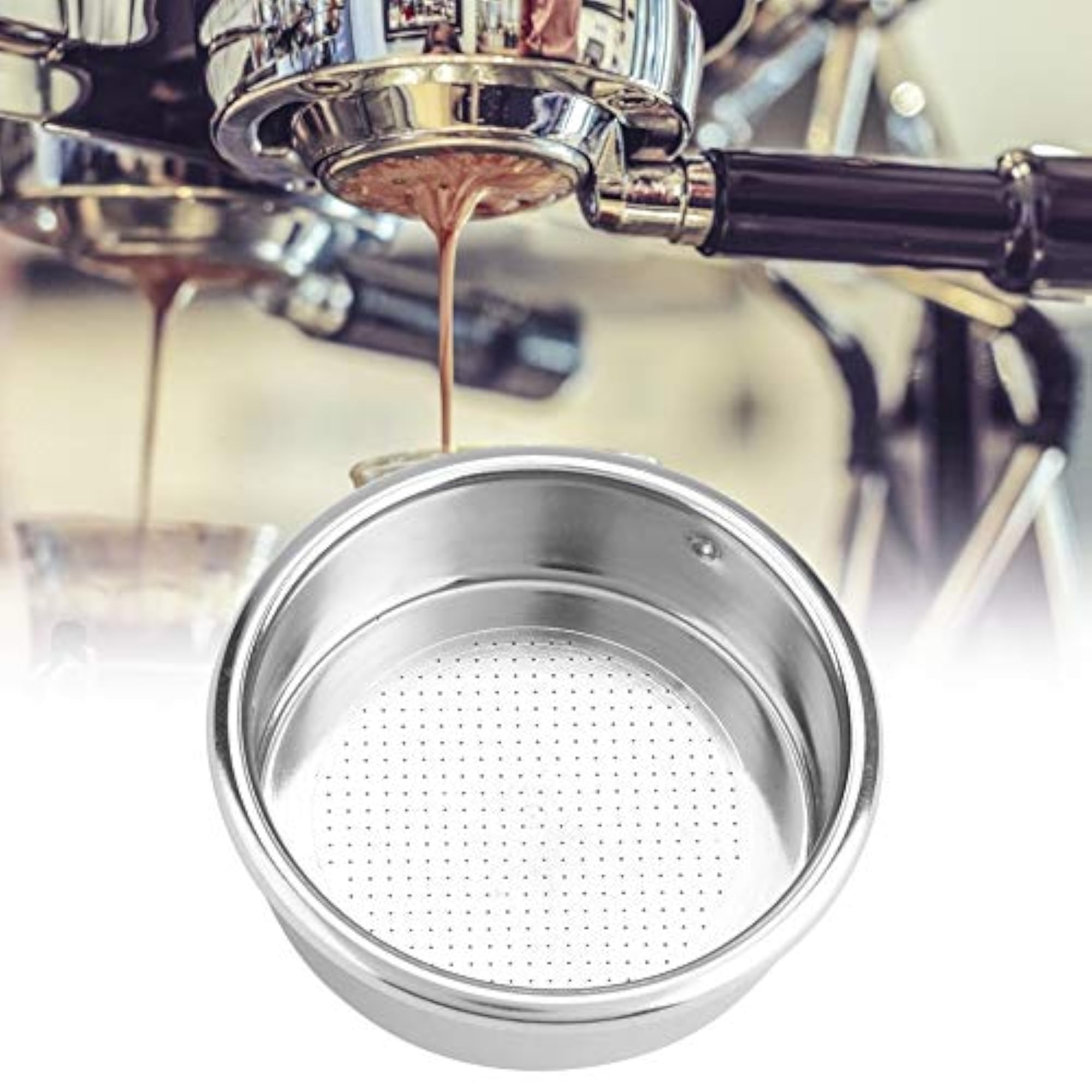 58mm Stainless Steel Filter Bowl for Coffee Machines