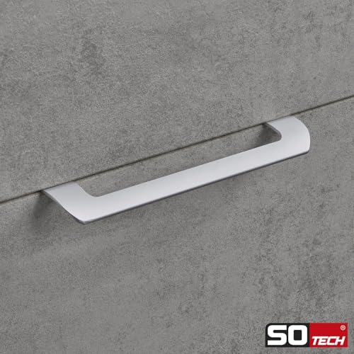 Tirador de muebles antihuellas de 160 mm para solucionar el desgaste en cajones y armarios 4
