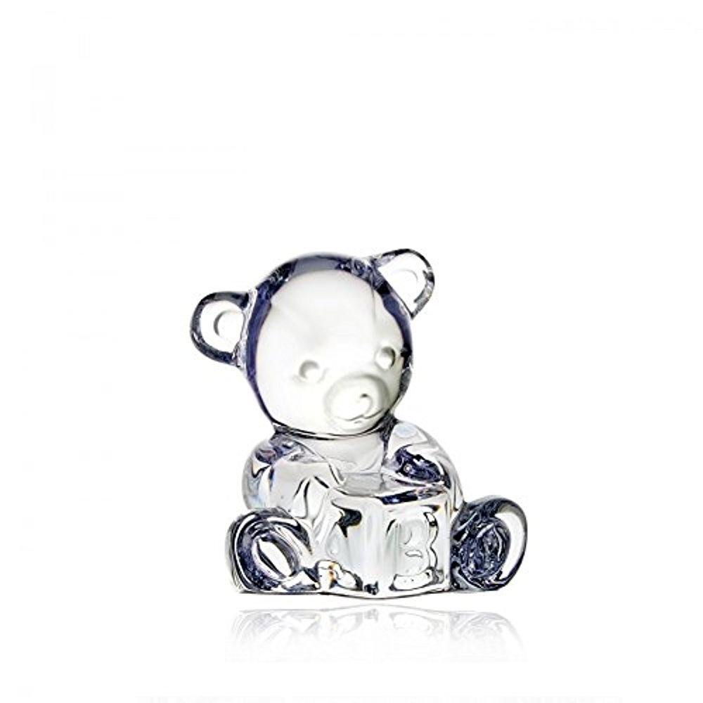 Amazon.com: Waterford Giftology 40030546 Baby Bear On Block 6.86cm