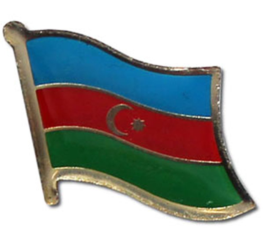 Flagline Azerbaijan - National Lapel Pin
