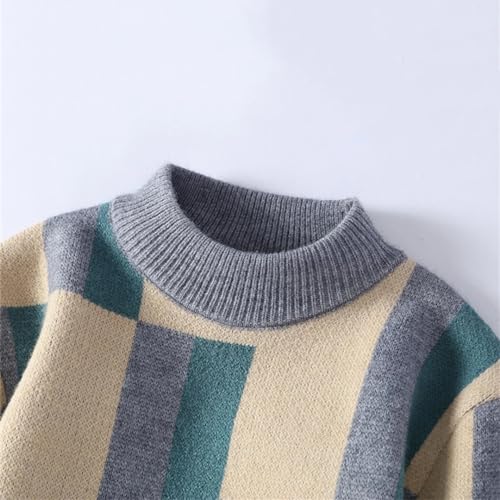 REHJJDFD Winter Mens Casual Patchwork Sweater Men Knitting Thick Warm Pullover Christmas Sweaters4