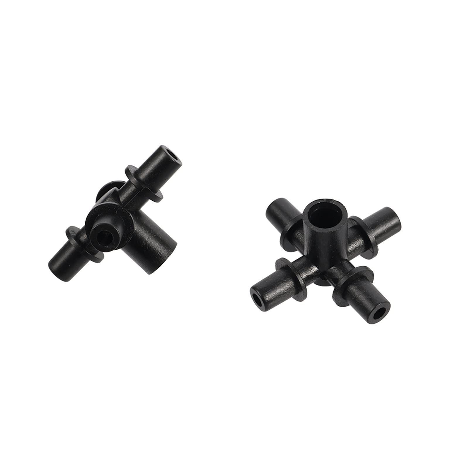 Adaptateur 6 mm tuyau d'irrigation à 4 voies pour brumisation de jardin (20 pcs)