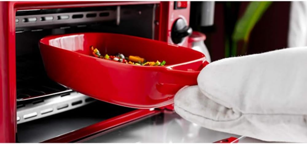 Formy do sernika, forma do lasagne z uchwytami – ceramiczne naczynia do pieczenia w piekarniku, ceramiczna forma do pieczenia, forma do zapiekania lasagne, indywidualne naczynia do pieczenia