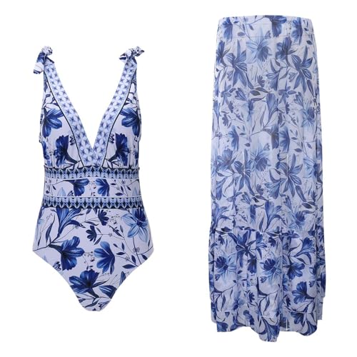 Maillot de bain une pièce bleu à lacets masquant les imperfections