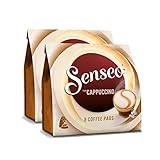Senseo Cappuccino Classico, Schiuma di Latte, Nuova Ricetta, 2 x 8 Cialde di Caffè
