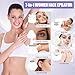 3.0 Women Face Epilator, 7-in-1 Rechargeable Facial Hair Remover with LED Battery Display, Facial Shaver for Face, Eyebrow, Nose Trimmer (White)