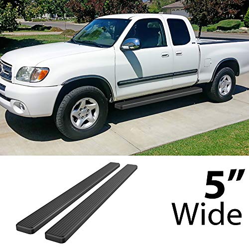 Estribos HD Ridez acero inoxidable negro para Toyota Tundra miniatura 2