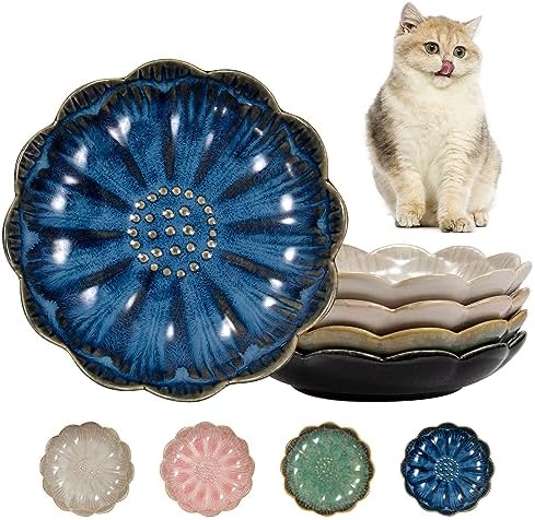Ceramic Cat Bowls Ceramic Cat Food Dish, Cat Wet Food Bowl