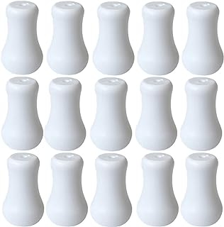 20pcs White Plastic Cord Tassel Window Blind Cord Knobs Drops Pull End for Roman Shades Curtain Crafts Drawstring Tassels