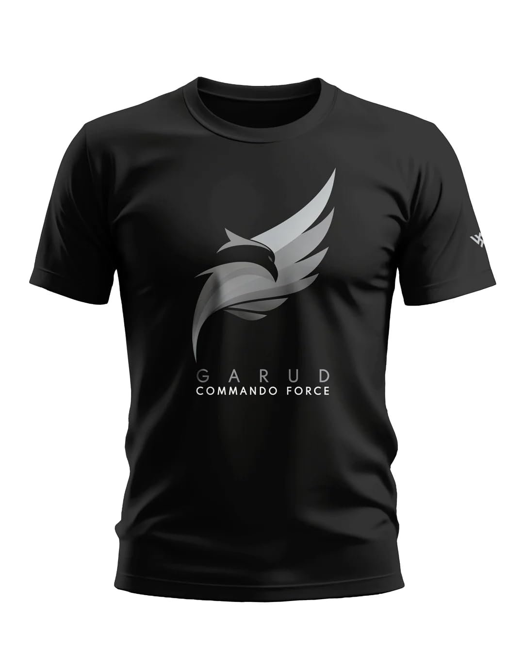 warriorworld Military T-Shirt for Men | Garud Commando Force | Cotton Fabric | Crew Neck | Wing Printed | Regular Fit-picture-28