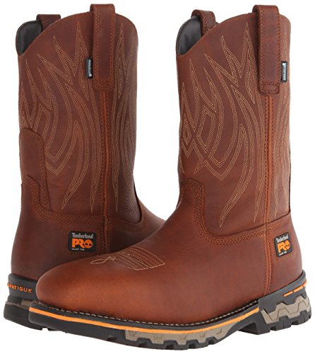 Bota de trabalho e caça masculina Timberland PRO AG Boss de liga de metal com bico quadrado