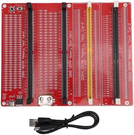 RAM Memory Tester Card, 4 in 1 DDR3 DDR4 DDR5 UDIMM RDIMM Compati...