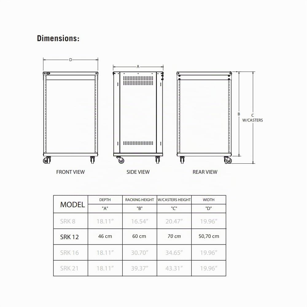 Samson SRK12 Rackmount Case