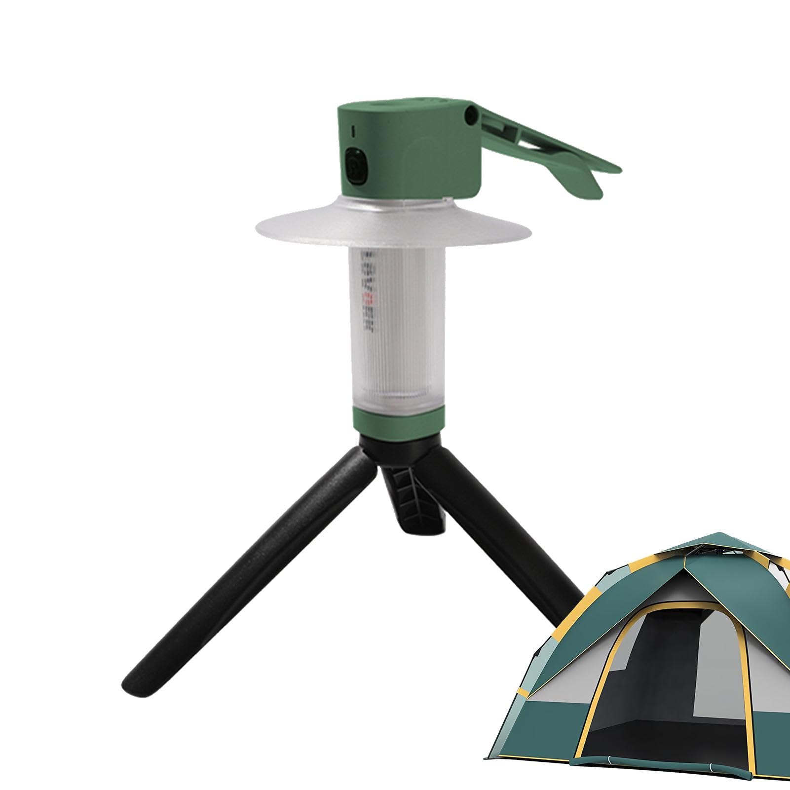 Luces de Camping Luz LED Magnética Ajustable 180° con 3 Colores y 6 Modos