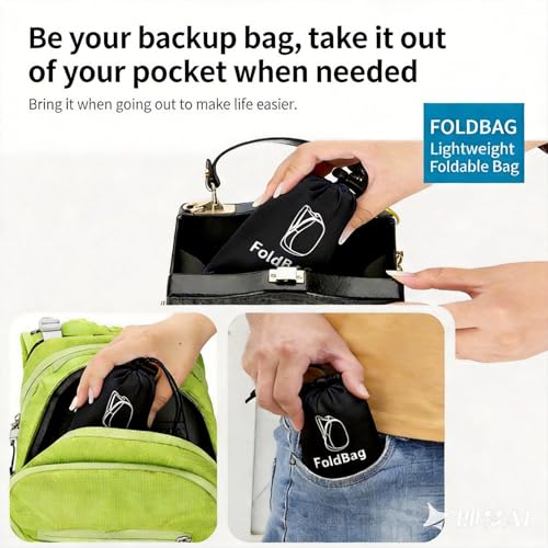 Mochila ligera plegable para senderismo y camping gris miniatura 5