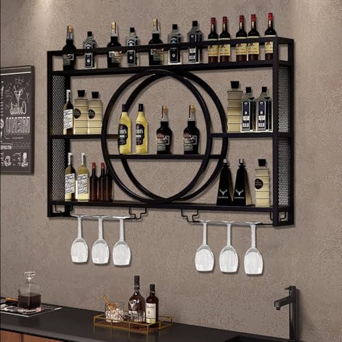Étagère de présentation de bouteilles d'alcool murale pour libérer vos placards - 3
