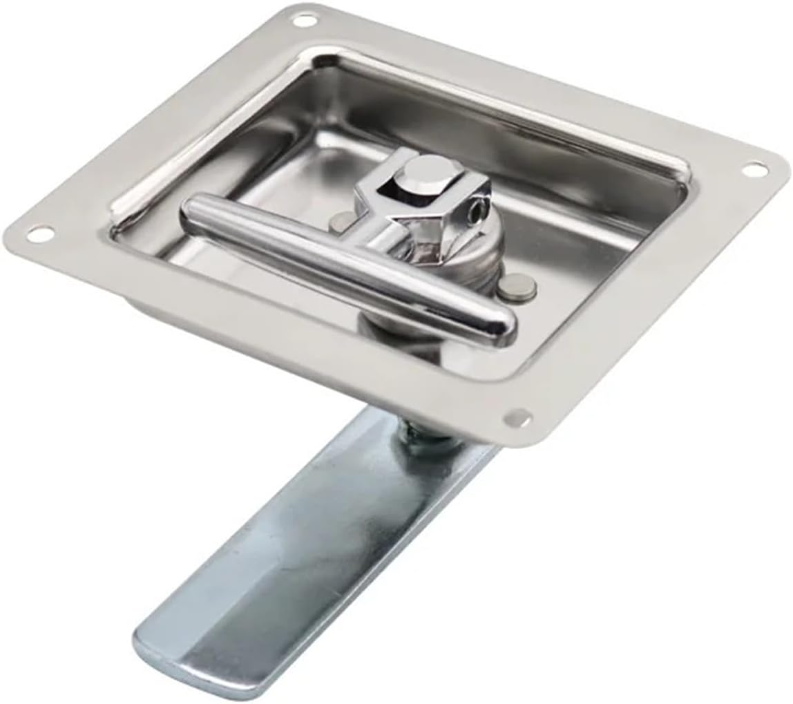 Cabinets T-Shaped 304 Stainless Steel Panel Locks 1Pcs