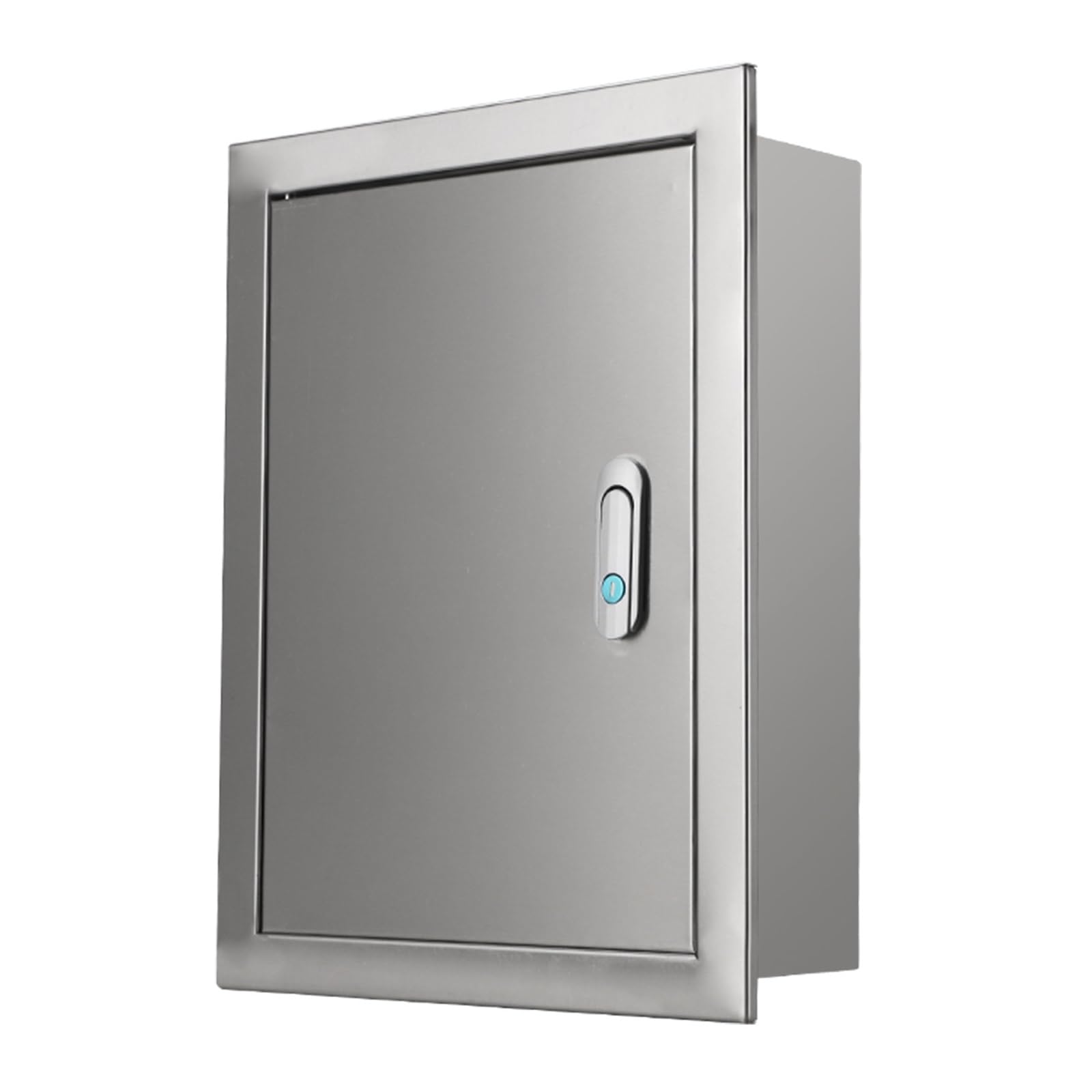 Unterputz-Elektroverteilerkasten, Edelstahl-Anschlussdose mit Schloss und Montageplatte, vielseitige Ausführungen, einfache Installation, robuste Konstruktion