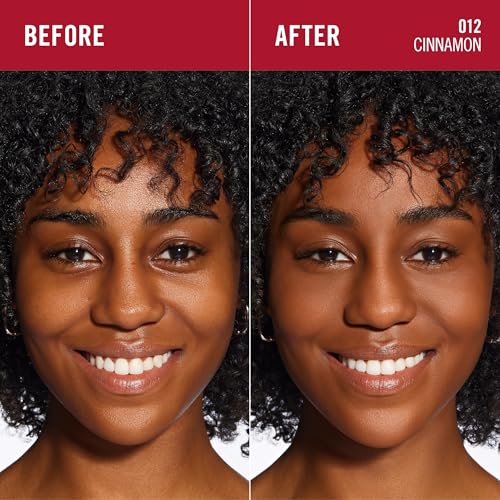 Rimmel Lasting Finish 25 HR Compact Foundation 012 Cinnamon, Matte Buildable Coverage, Powder-to-Cream - Image 4
