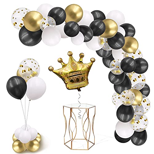 Globos de color negro y dorado Cover